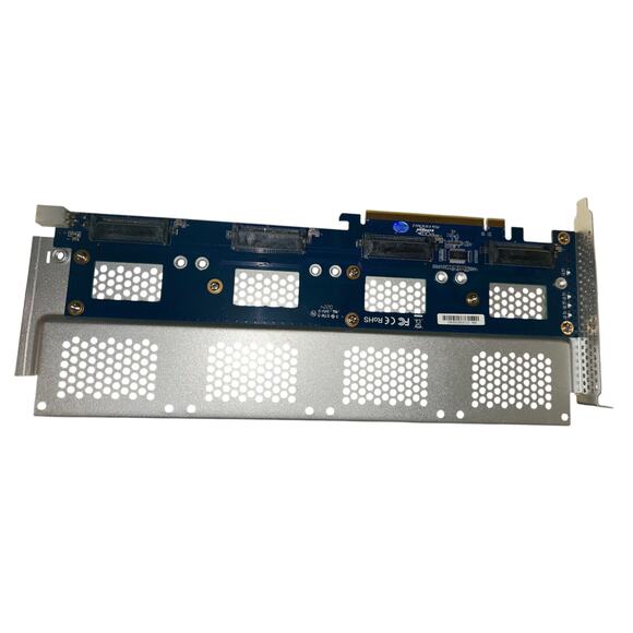 REDLUX PCIe 3.0 to (4) U.2 SFF-8639 Adapter, X16, for 2.5" U.2 NVMe SSD - Picture 2 of 3